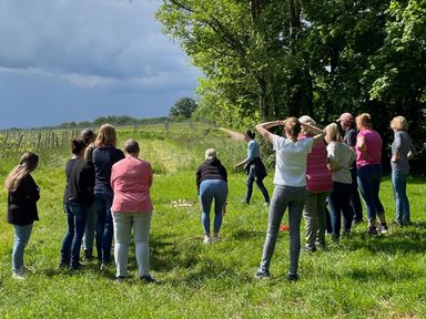 Wandergruppe beim Betriebsausflug